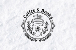 Moonlit Tales Reader SVG - Gothic Celestial Bookish Cut File Product Image 1