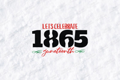 Juneteenth 1865 SVG Celebrate Freedom Black History Design Product Image 2
