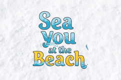 Sea You At The Beach SVG - Nautical Summer Quote Decor Product Image 2