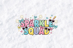 Sparkle Squad SVG - Colorful Pastel New Year Cut File Product Image 3