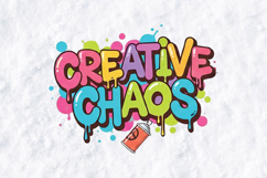 Creative Chaos Graffiti SVG - Urban Street Art PNG Design Product Image 1
