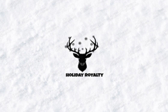Holiday Royalty Deer Antler PNG, Reindeer Christmas SVG Product Image 2