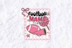 Football Mama Life SVG - Pink Coquette Bow Spirit PNG Product Image 3