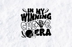 In My Winning Cheer Era SVG - Retro Football Skeleton Hand Product Image 3