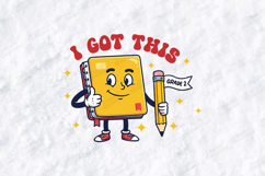 I Got This SVG - Grade 2 Student Notebook &amp; Pencil Cut File Product Image 1