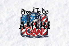 Proud To Be American SVG - Patriotic USA Soda Cans Cut File Product Image 2