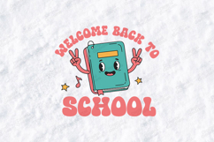 Welcome Back To School SVG - Kawaii Notebook Peace Sign Product Image 2