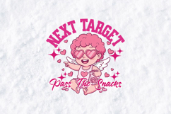 Cupid Next Target Pass The Snacks PNG | Funny Valentine PNG Product Image 2
