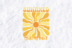 Retro Sun Kissed State of Mind Groovy Summer SVG Design Product Image 1