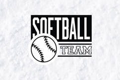 Softball Team SVG - Modern Athletic Diamond Spirit Graphic Product Image 2