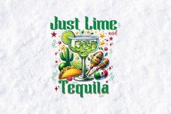 Just Lime and Tequila SVG - Mexican Fiesta Margarita PNG Product Image 2