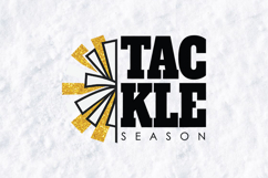 Tackle Season SVG - Gold Glitter Pom Pom Football Spirit Product Image 3