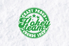 Hockey Team SVG - Crazy Proud Sounds Loud Spirit Badge Product Image 1