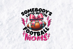 Make It Hype Football Mama SVG - Bow Game Product Image 3