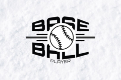 Baseball Player SVG | American Baseball Cut File Product Image 1