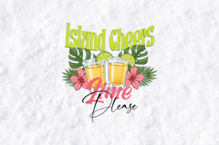 Island Cheers Lime Please Tropical Cocktail Summer SVG Product Image 2