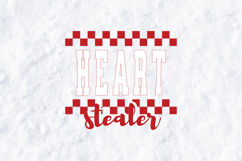 Heart Stealer Racing Checker SVG Kid Valentine Design Product Image 3