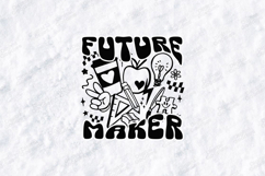 Teachers Make Magic SVG - Cute Duck Book Stack School File Product Image 2