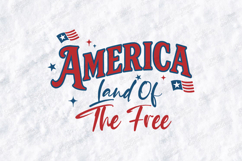 America Land Of The Free SVG - Patriotic USA Pride File Product Image 2
