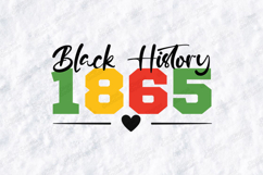 Black History 1865 SVG - Juneteenth Freedom Day Cut File Product Image 3