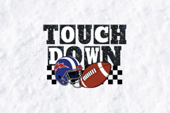 Touchdown Football SVG Buffalo Helmet Gameday PNG Design Product Image 2