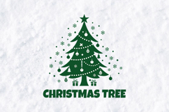 Christmas Tree SVG - Festive Holiday Pine with Ornaments Product Image 1