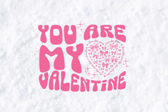 Retro You Are My Valentine PNG - Christian Coquette Bows Product Image 2