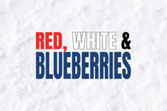 Red White &amp; Blueberries SVG - Patriotic 4th of July Pride Product Image 1