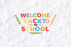 Welcome Back to School SVG - Cute Pencil Student Cut File Product Image 1