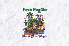 Mardi Gras SVG - Parade Party Time Carnival Float Cut File Product Image 2