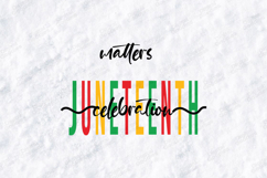 Juneteenth Celebration Matters SVG - Pan-African Heritage Product Image 2