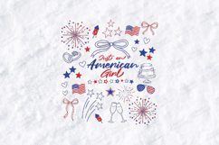 Just an American Girl SVG - Patriotic 4th of July Cut File Product Image 2