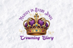 Mardi Gras Crown SVG - Majesty In Every Jewel Glory Art Product Image 1
