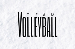 Volleyball Team SVG | Clean Minimalist Sports Cut File Product Image 3