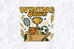 Winning Season SVG - Multi-Sport Champion Trophy PNG Graphic Product Image 3