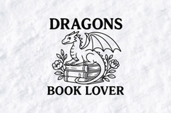 Lets Read Horror Books SVG - Gothic Skull Book Cut File Product Image 2