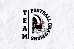 Football Team Champions SVG | Helmet Sports Cut File Product Image 2