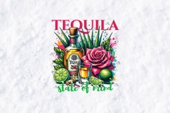 Tequila State of Mind Sublimation Graphic &amp; T-Shirt Design Product Image 1