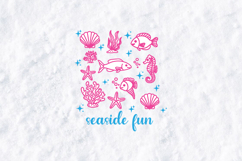 Seaside Fun SVG - Ocean Life Clipart &amp; Beach Fish Bundle Product Image 1