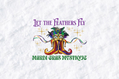 Mardi Gras Mystique SVG - Let the Feathers Fly Art Product Image 2