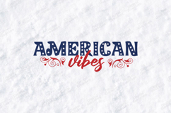 American Vibes SVG - Patriotic USA Stars &amp; Stripes Cut File Product Image 2