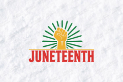 Juneteenth SVG - Power Fist Sunburst Black History Cut File Product Image 1