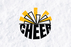 Cheer SVG | Cheerleading Pom Poms Cut File Product Image 2