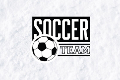 Soccer Team SVG | Football Sports Ball Team Cut File Product Image 3