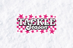 sFootball Season SVG - Glitter Football Heart Sports PNG Product Image 1