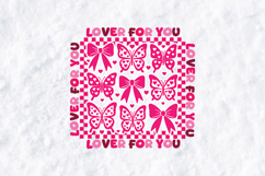 Lover For You SVG - Retro Butterfly Bow Valentine Bundle PNG Product Image 2