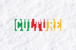 CULTURE SVG - Bold Abstract Geometric Typographic Art Product Image 1