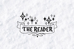 The Reader SVG - Gothic Banner Celestial Mystic Cut File Product Image 3