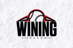Winning Season SVG - Baseball Retro Team Championship Logo Product Image 1