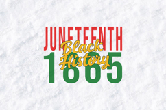 Juneteenth SVG - Black History 1865 Heritage Cut File Product Image 2